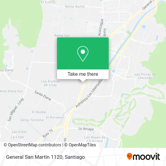 General San Martín 1120 map
