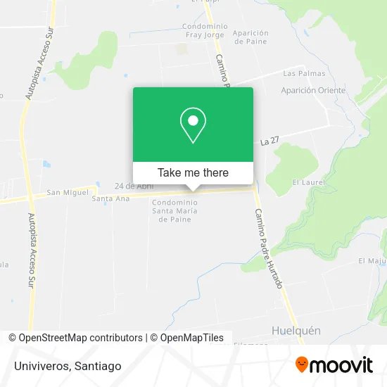 Univiveros map