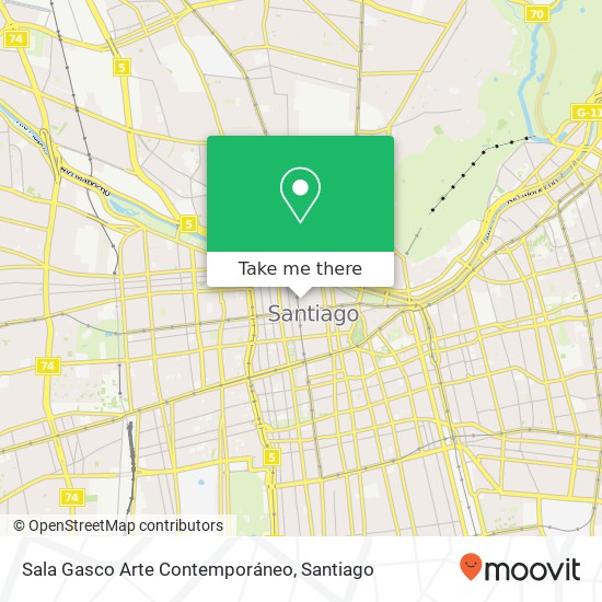 Sala Gasco Arte Contemporáneo map