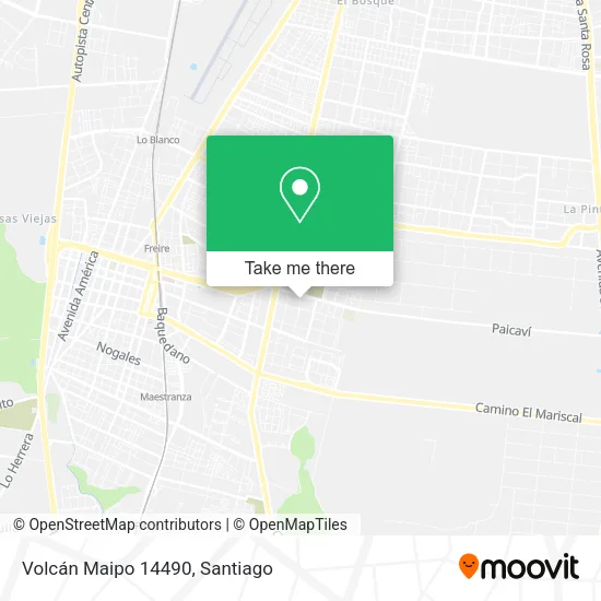 Volcán Maipo 14490 map