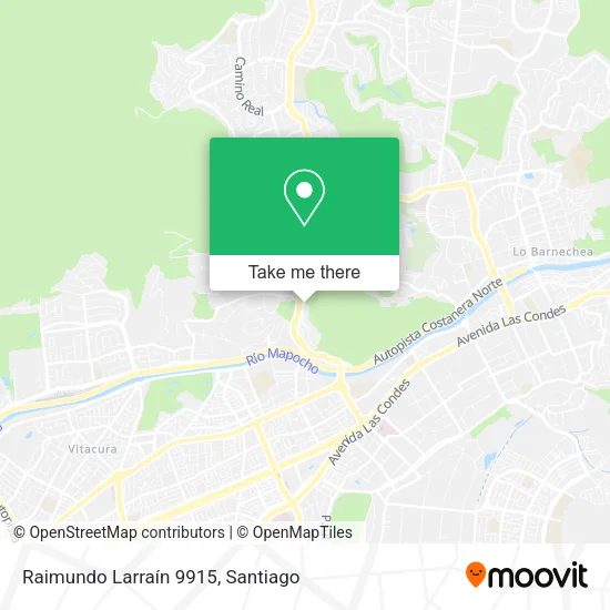 Raimundo Larraín 9915 map