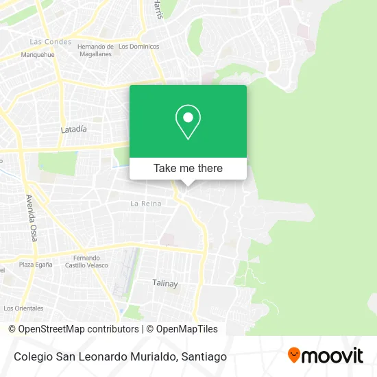 Colegio San Leonardo Murialdo map