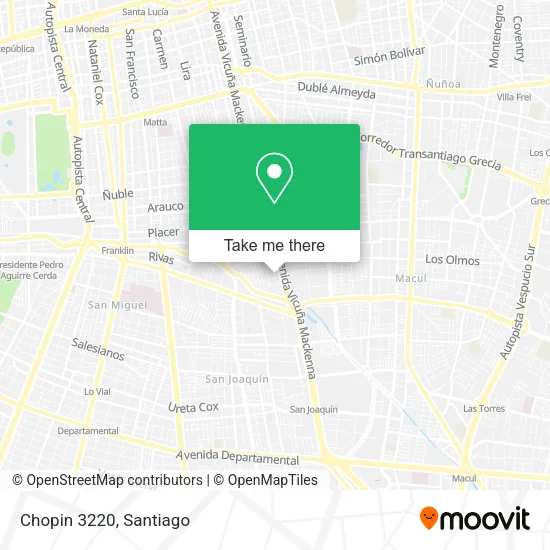 Chopin 3220 map