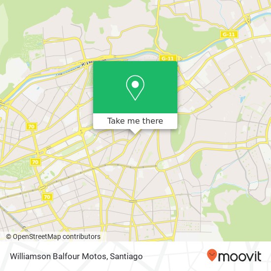 Mapa de Williamson Balfour Motos