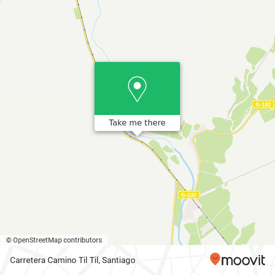 Carretera Camino Til Til map