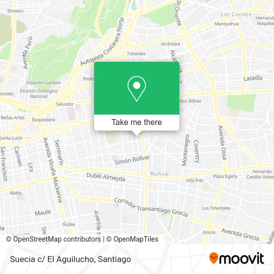 Suecia c/ El Aguilucho map