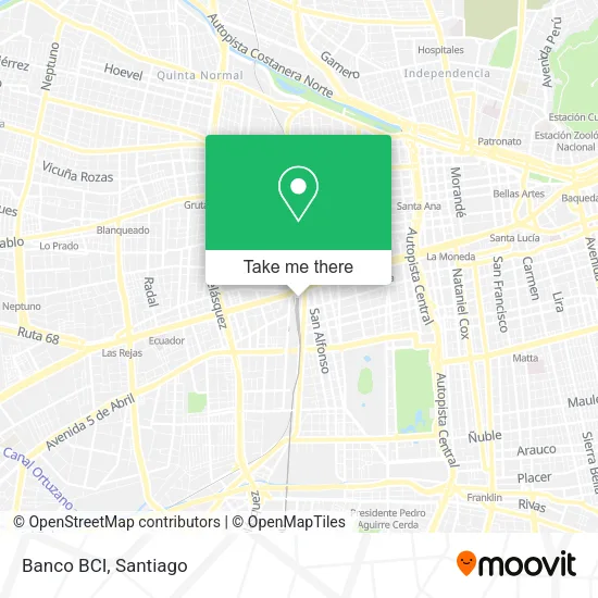 Banco BCI map