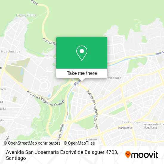 Avenida San Josemaría Escrivá de Balaguer 4703 map