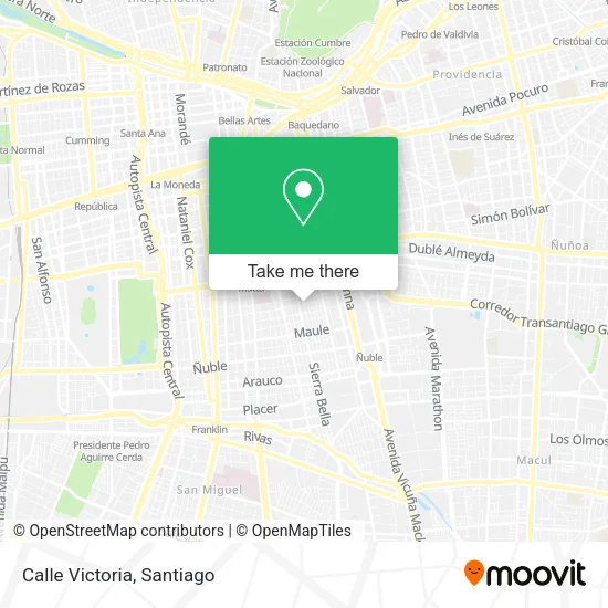 Mapa de Calle Victoria