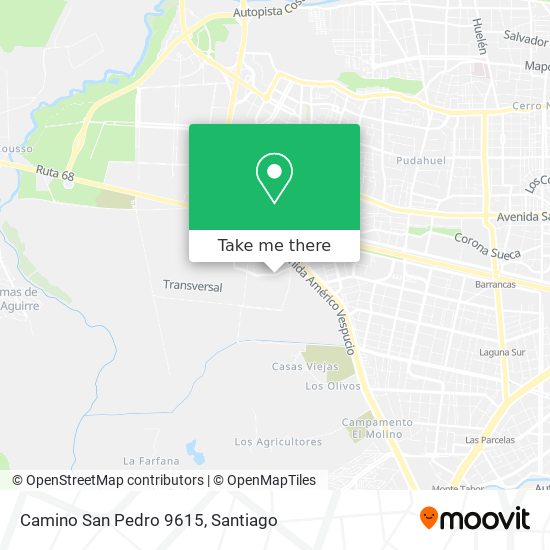 Camino San Pedro 9615 map