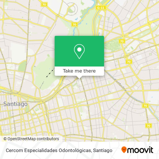 Cercom Especialidades Odontológicas map