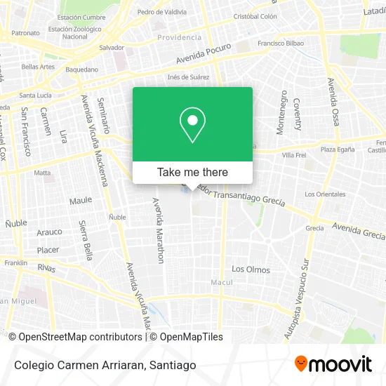 Colegio Carmen Arriaran map