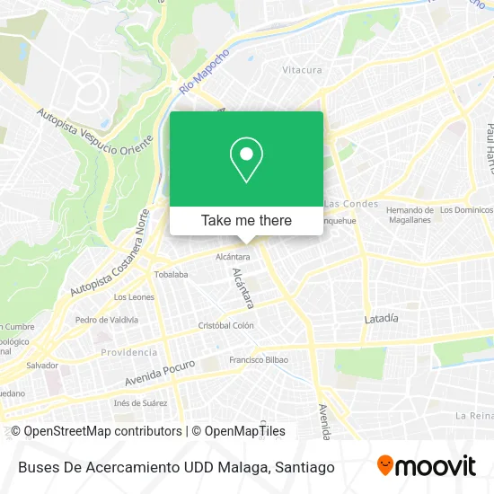 Buses De Acercamiento UDD Malaga map
