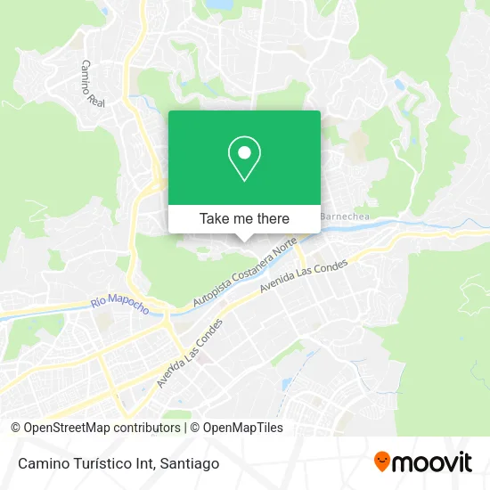 Mapa de Camino Turístico Int