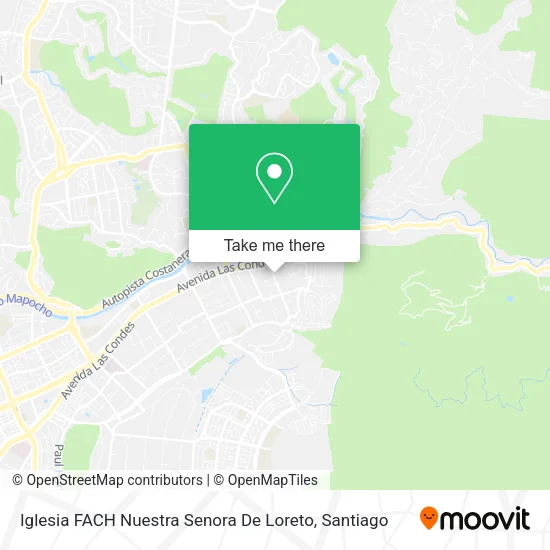 Iglesia FACH Nuestra Senora De Loreto map
