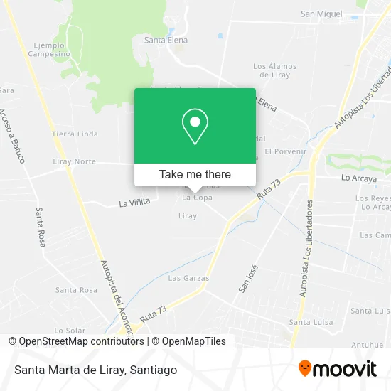 Santa Marta de Liray map