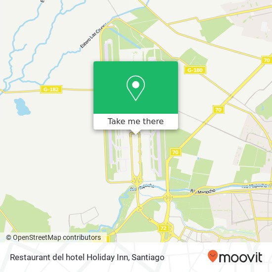 Restaurant del hotel Holiday Inn map