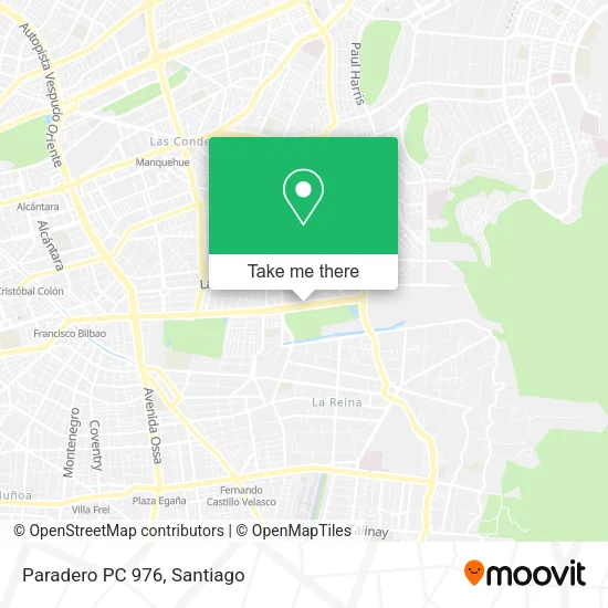 Paradero PC 976 map
