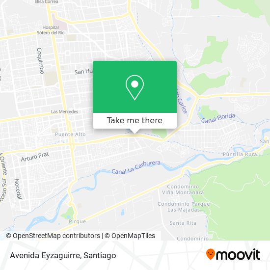 Avenida Eyzaguirre map