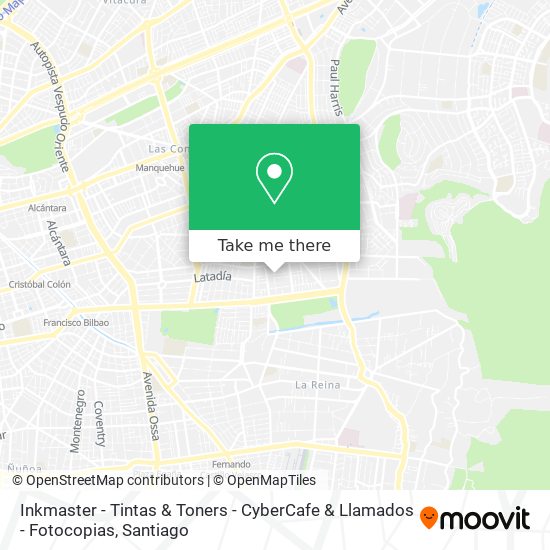 Inkmaster - Tintas & Toners - CyberCafe & Llamados - Fotocopias map