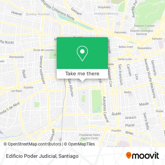 Edificio Poder Judicial map