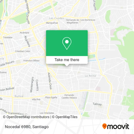 Nocedal 6980 map