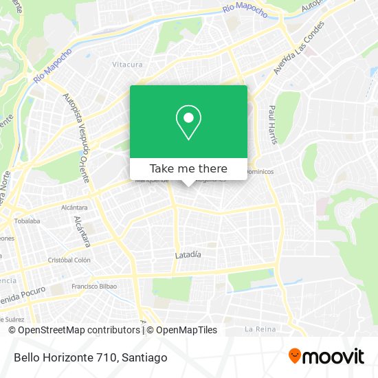 Bello Horizonte 710 map