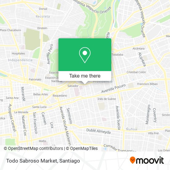 Todo Sabroso Market map