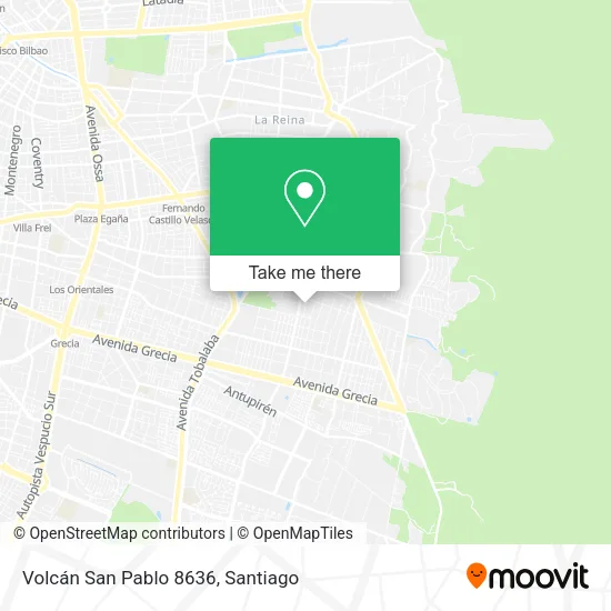 Volcán San Pablo 8636 map
