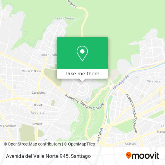 Avenida del Valle Norte 945 map