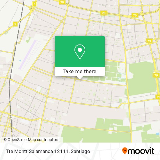 Tte Montt Salamanca 12111 map