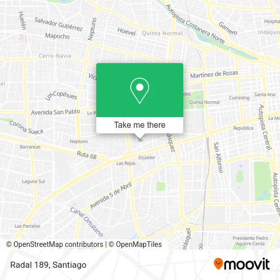 Radal 189 map