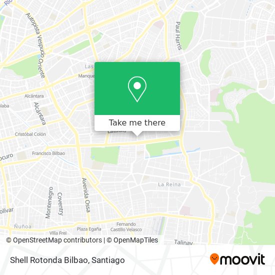 Shell Rotonda Bilbao map