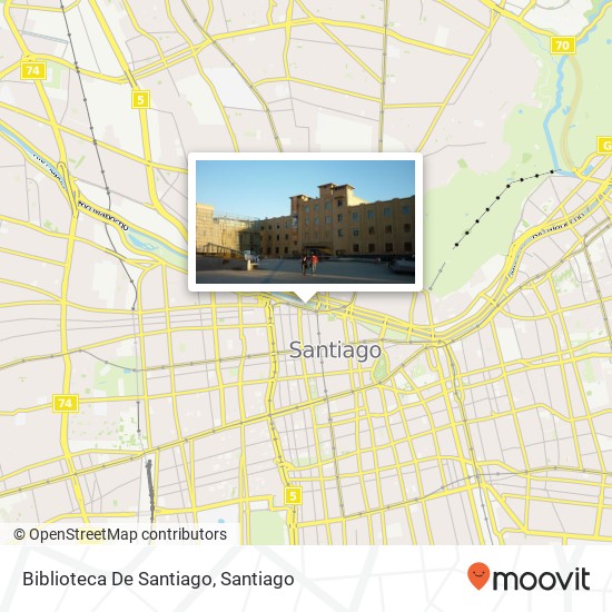 Biblioteca De Santiago map