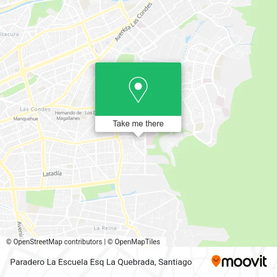 Paradero La Escuela Esq La Quebrada map