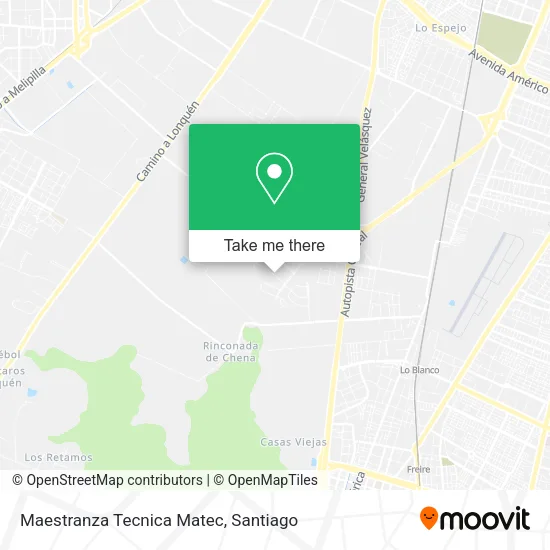 Maestranza Tecnica Matec map
