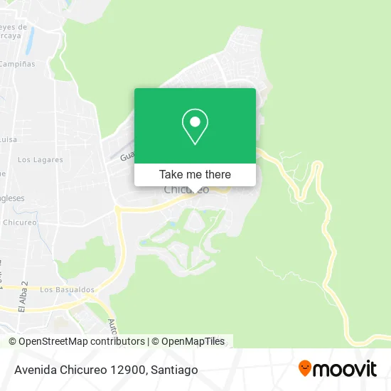 Avenida Chicureo 12900 map