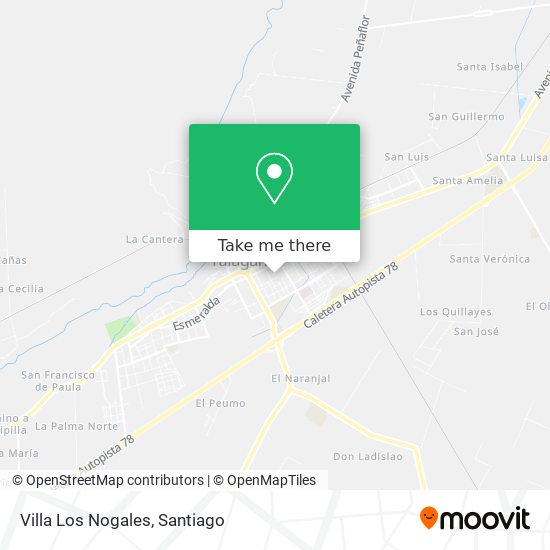 Villa Los Nogales map