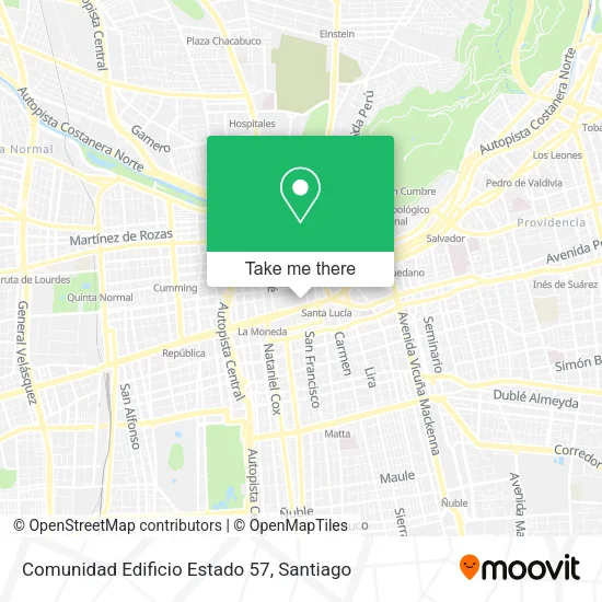 Comunidad Edificio Estado 57 map