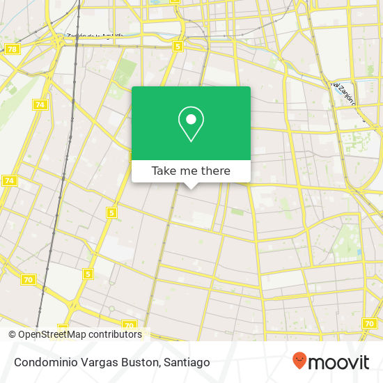 Condominio Vargas Buston map