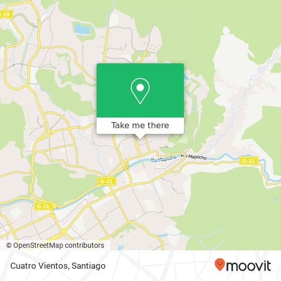 Cuatro Vientos map