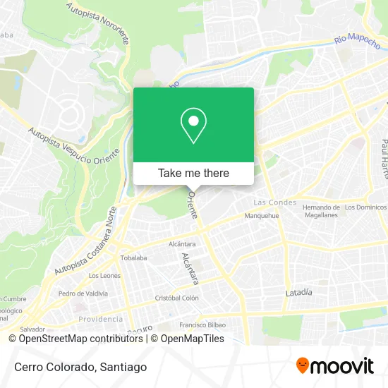 Cerro Colorado map