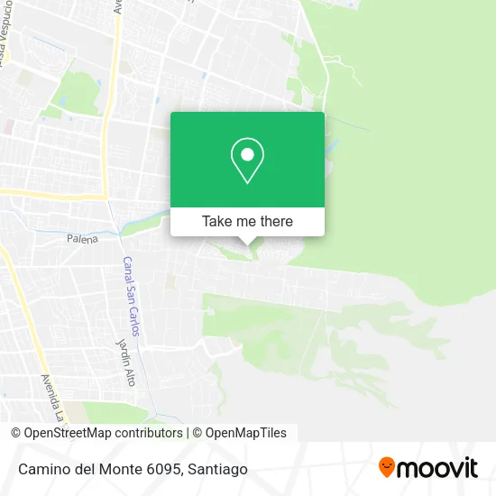 Camino del Monte 6095 map