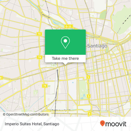 Mapa de Imperio Suites Hotel