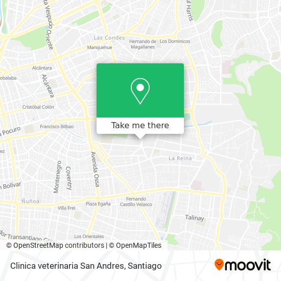 Clinica  veterinaria San Andres map