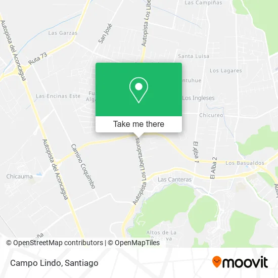 Mapa de Campo Lindo