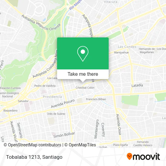 Tobalaba 1213 map