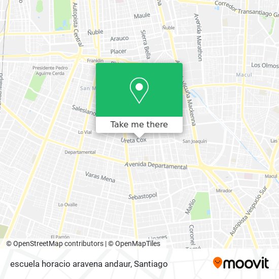 escuela horacio aravena andaur map