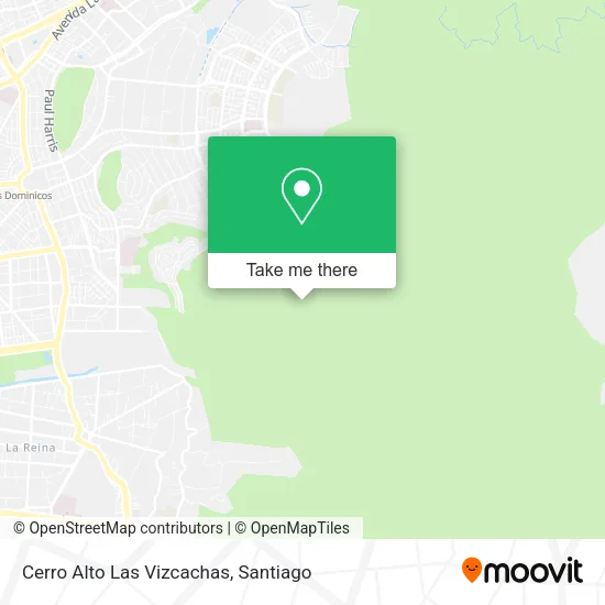 Cerro Alto Las Vizcachas map