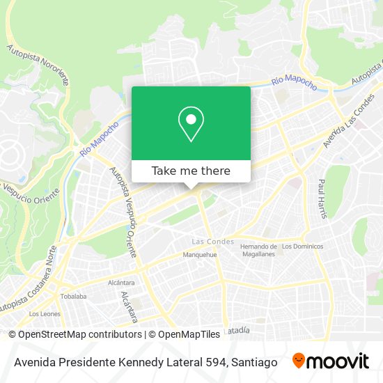 Avenida Presidente Kennedy Lateral 594 map